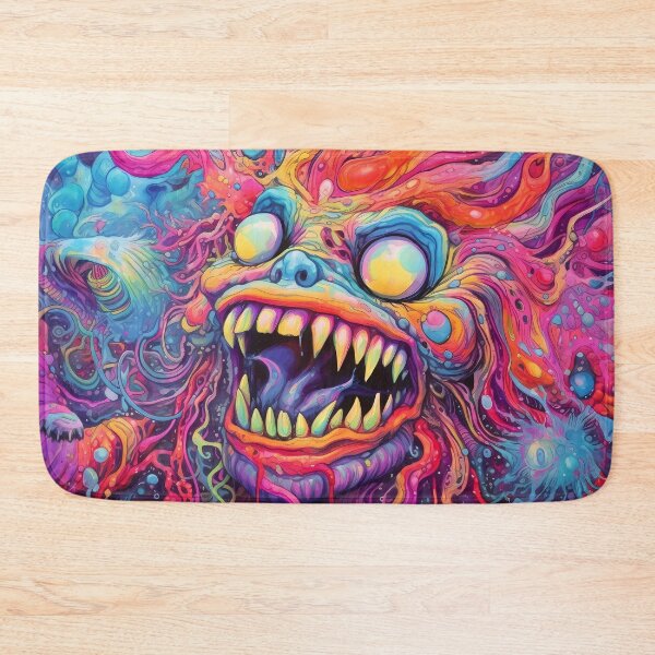 Item preview, Psychedelic Monster of Terror in an Explosion of Color designed and sold by SingularityGeek.
