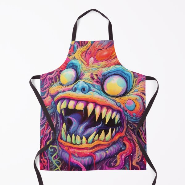 Item preview, Psychedelic Monster of Terror in an Explosion of Color designed and sold by SingularityGeek.