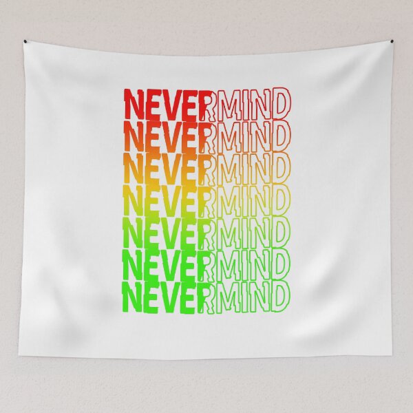 Item preview, word nevermind typography ver. regeye designed and sold by Arramavis.