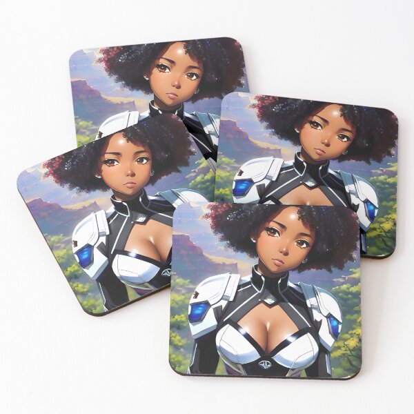 Item preview, Canyon Blues | Black Anime Girl designed and sold by blackanimemecca.