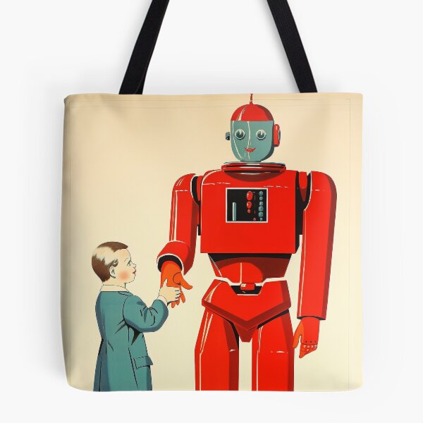 Item preview, "The Friendly Robot" designed and sold by Robots-Retros.