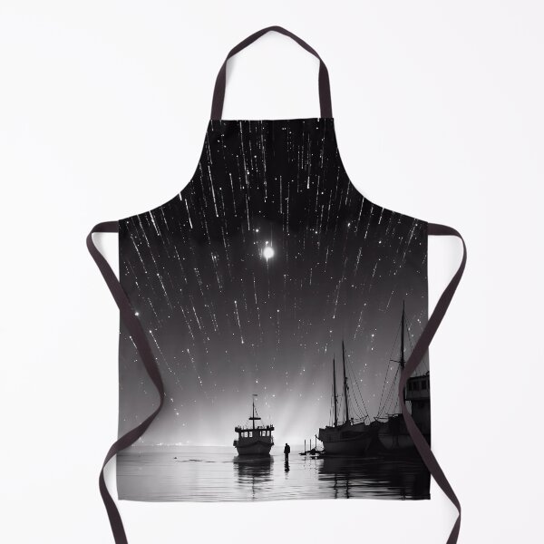 Item preview, Shower of Stars with Low Tide in a Fishing Port designed and sold by SingularityGeek.