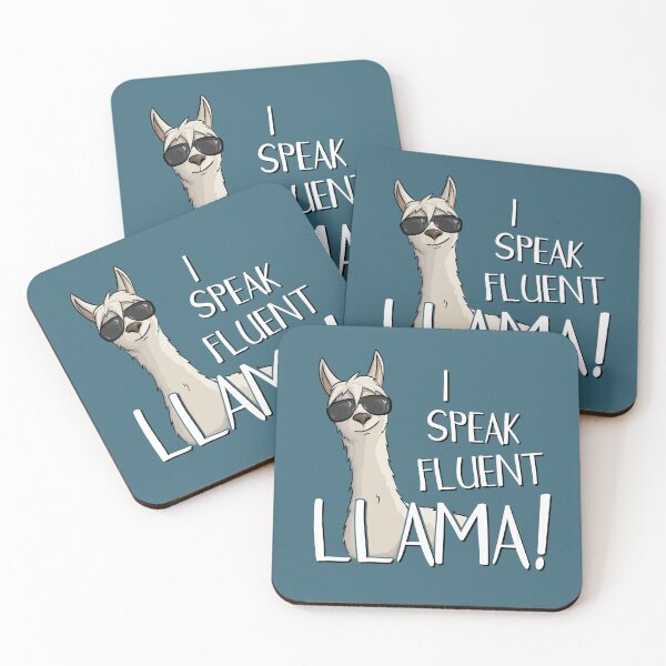 Item preview, I Speak Fluent Llama! Casual Chilled Llama Alpaka Fun designed and sold by Skizzenmonster.