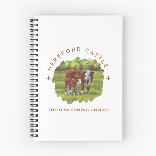 Item preview, "Hereford Cattle: The Discerning Choice" Design designed and sold by NecessaryGifts.