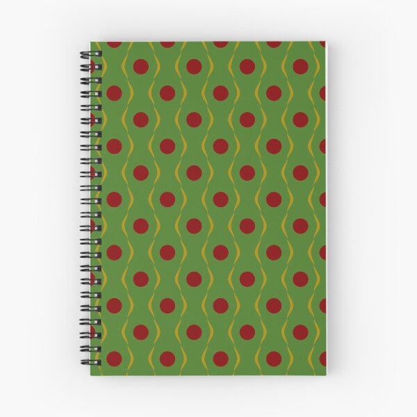 Item preview, Curved Lines With Dots: Green, Yellow, Red designed and sold by TheScraggyBeard.
