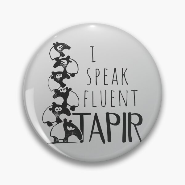 Artikelvorschau, I Speak Fluent Tapir! Cooler Haufen Schabracken-Tapire entworfen und verkauft von Skizzenmonster.