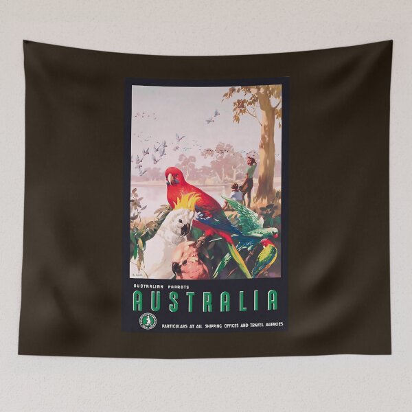 Item preview, 1935 AUSTRALIA Parrots Travel 	 	 	 designed and sold by lyrgnyadv16.