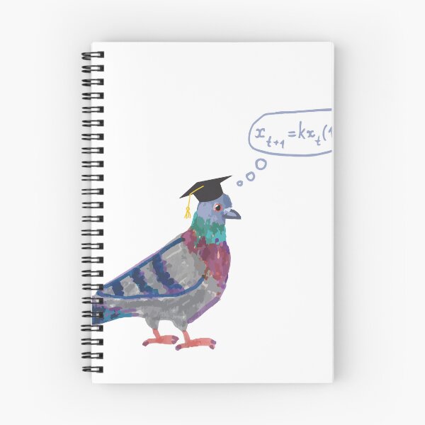 Item preview, Smart pigeon in academic hat designed and sold by Capictures.