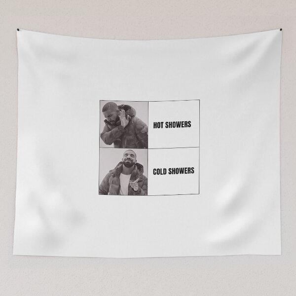 Item preview, Hot Showers vs Cold Showers designed and sold by JaneDesignsForU.