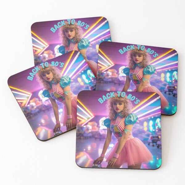 Item preview, 80's roller girl - kitch art designed and sold by Foreververypoor.