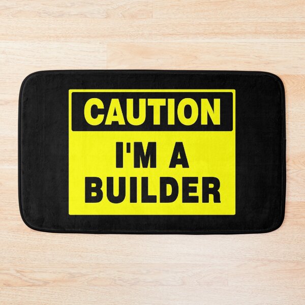 Item preview, Caution I'm A Builder Yellow Sign designed and sold by AASparksDesigns.