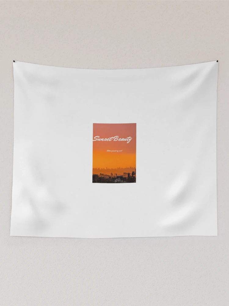Thumbnail 2 of 3, Tapestry, sunset designed and sold by auraRM studio.