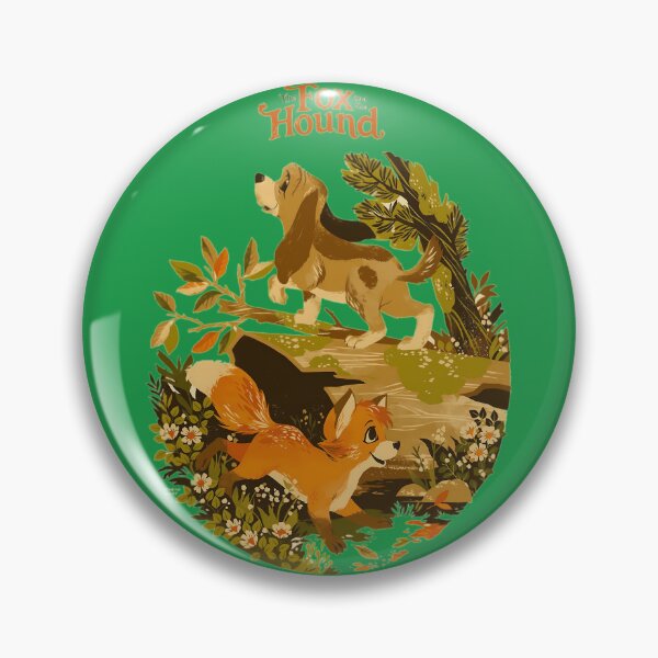 Item preview, Cartoon fox and hound cute merch   	 designed and sold by uwqgisov1.
