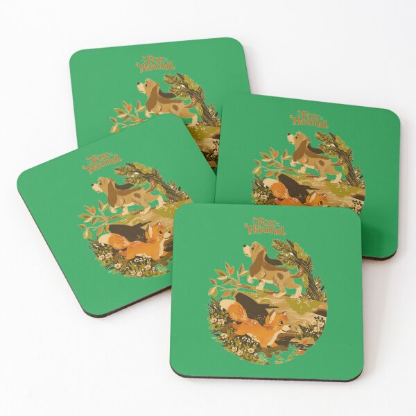 Item preview, Cartoon fox and hound cute merch   	 designed and sold by uwqgisov1.