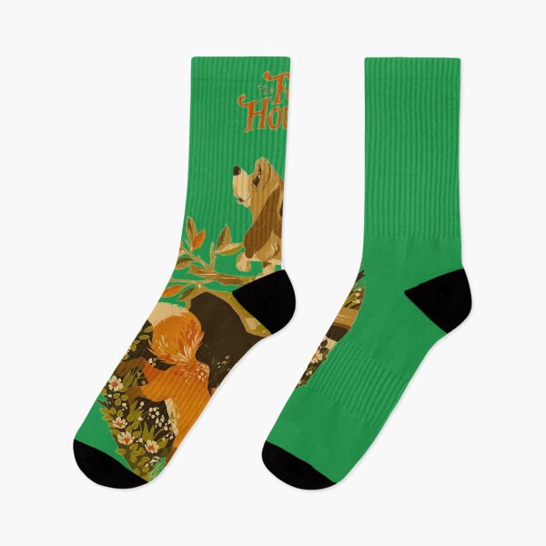 Item preview, Cartoon fox and hound cute merch   	 designed and sold by uwqgisov1.