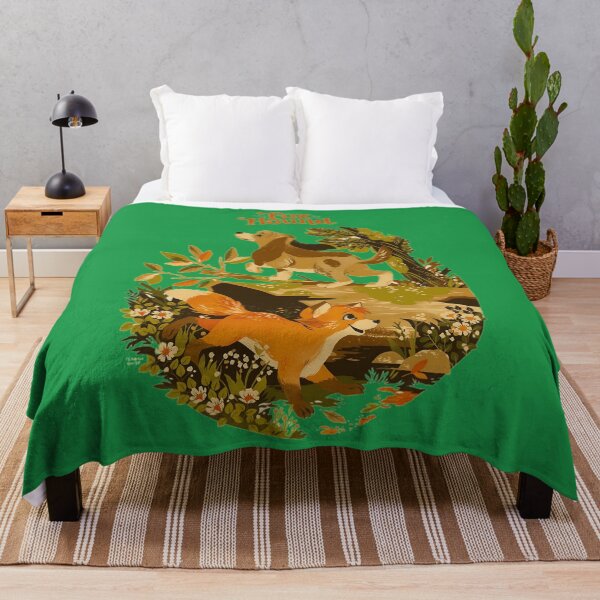 Item preview, Cartoon fox and hound cute merch   	 designed and sold by uwqgisov1.