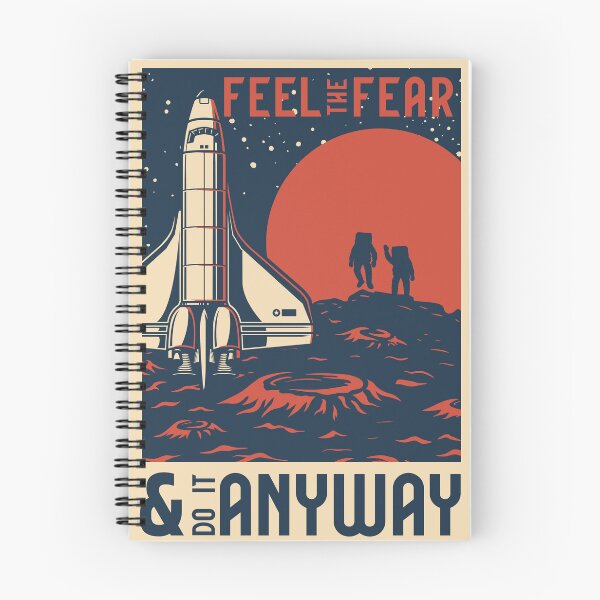 Item preview, The Space and Fear Vintage Space Exploration designed and sold by Vector Scout Lab.