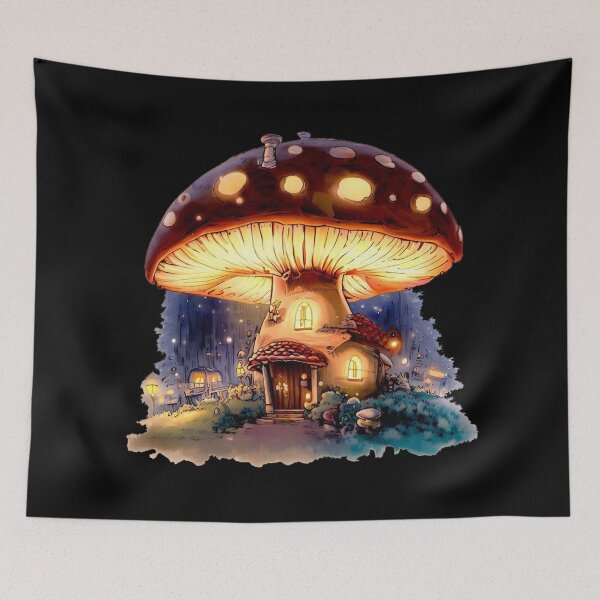 Item preview, The m u s h r o o m    h o u s e designed and sold by luckymando.