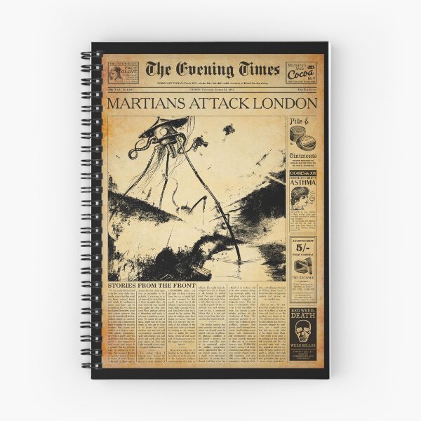 Item preview, War of the Worlds Newspaper designed and sold by moviemaniacs.