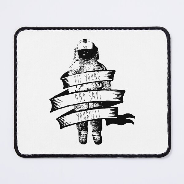 Item preview, ribbon wrapped astronaut quote designed and sold by elizon-ludivi.