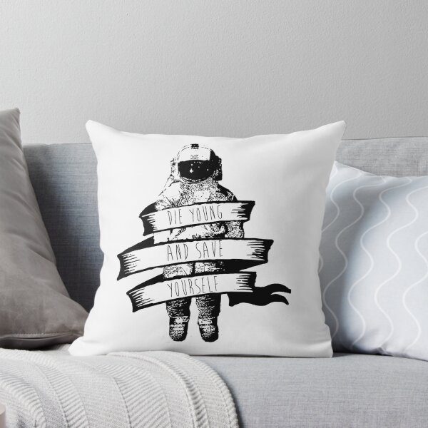 Item preview, ribbon wrapped astronaut quote designed and sold by elizon-ludivi.