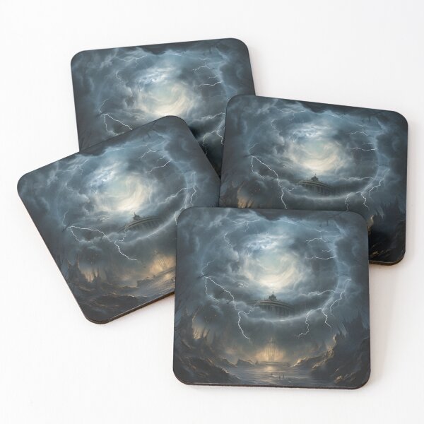 Item preview, stormborn sanctuary wall art designed and sold by MystiCanvas.
