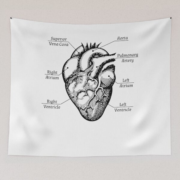 Item preview, Anatomical Heart - Funny Cardiac Nurse Med Student Valentines Day Shirt designed and sold by mrsmitful.