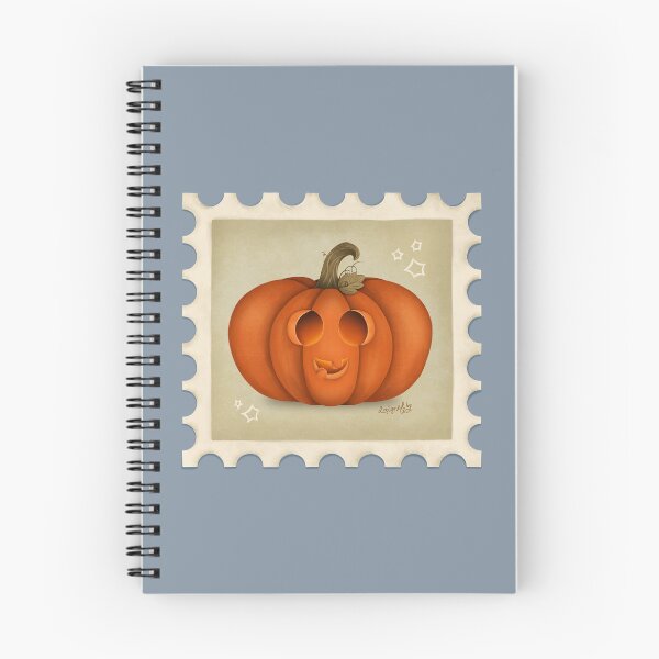 Item preview, Arte con sellos rústicos de calabaza feliz designed and sold by DesignedByCece.
