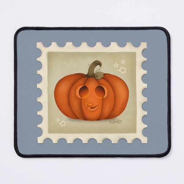 Item preview, Arte con sellos rústicos de calabaza feliz designed and sold by DesignedByCece.