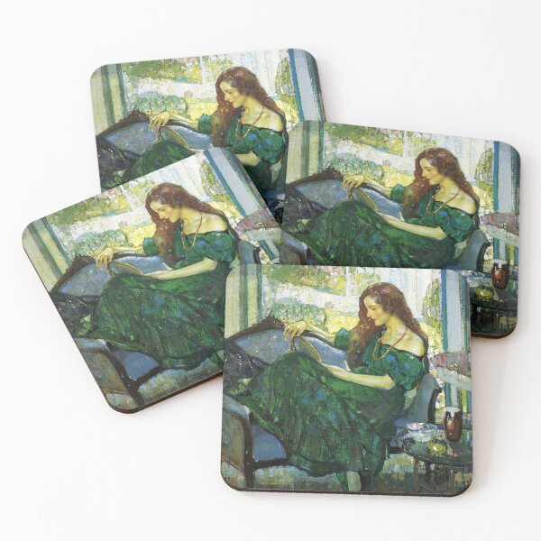 Item preview, Miss V in Green (1910) - Richard E. Miller designed and sold by SALON DES ARTS.
