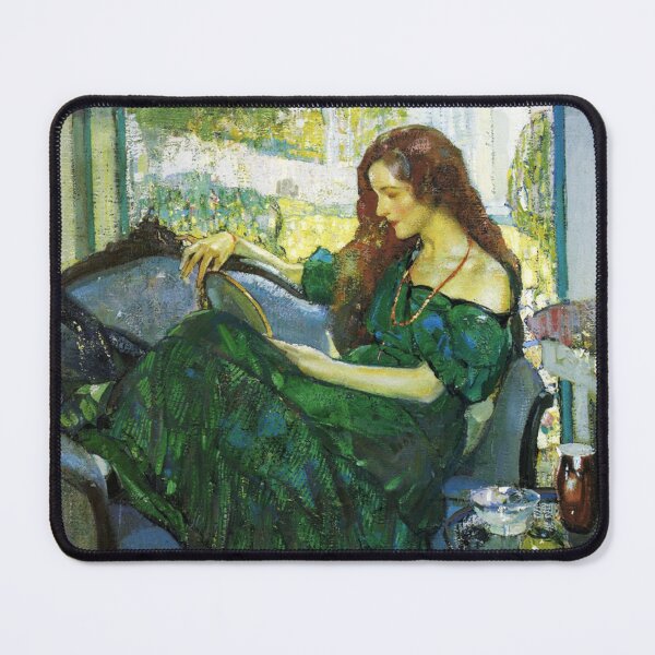 Item preview, Miss V in Green (1910) - Richard E. Miller designed and sold by SALON DES ARTS.