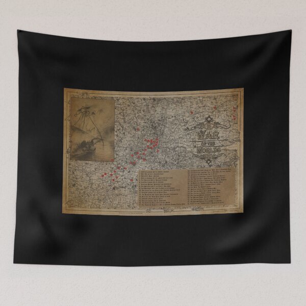 Item preview, War of the Worlds map designed and sold by moviemaniacs.