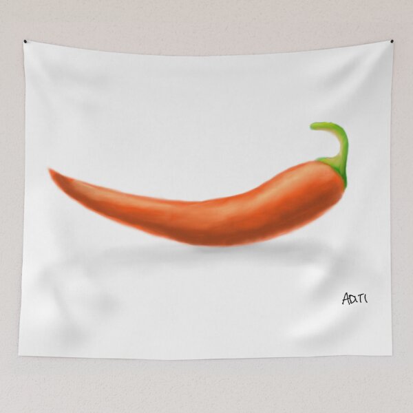 Item preview, Spicy red chili pepper  designed and sold by aditikkumar.
