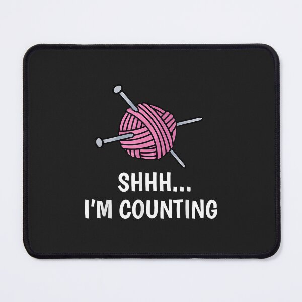 Item preview, Funny Knitting Saying Knitting Needles Wool Yarn Knit Count designed and sold by ManuelMQuinlan.