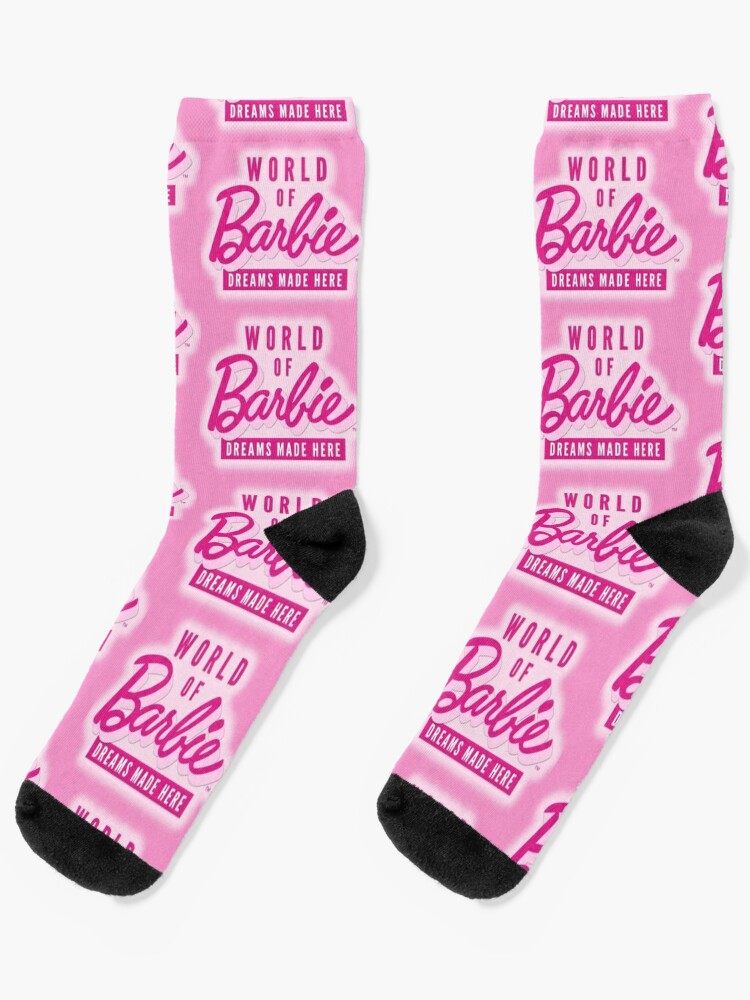 Barbiecore Pink Barbie Socks - Sock Candy