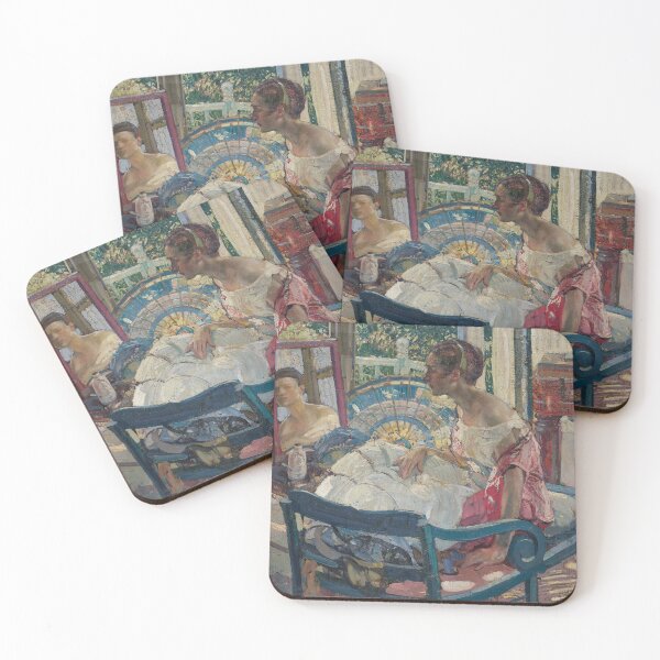 Item preview, Portrait of a seated Woman before a Mirror (1925) - Richard E. Miller designed and sold by SALON DES ARTS.