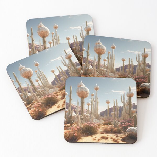 Item preview, desert mirage wall art designed and sold by MystiCanvas.