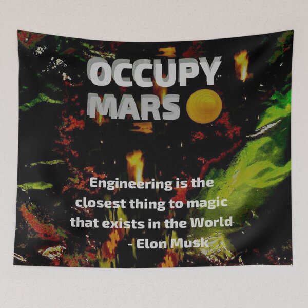 Item preview, Occupy Mars, I want to die on Mars, just not on impact - Elon Musk designed and sold by SoulArtSara.