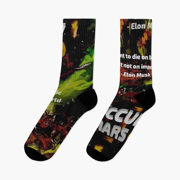 Item preview, Occupy Mars, I want to die on Mars, just not on impact - Elon Musk designed and sold by SoulArtSara.