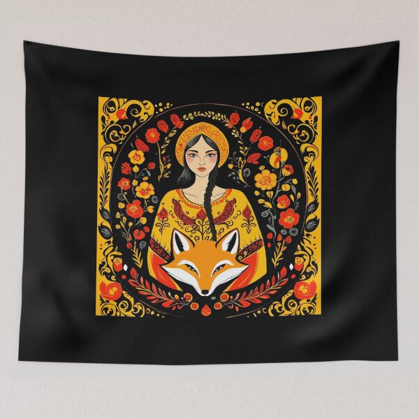 Item preview, Girl and Fox designed and sold by Hugo Bloke.