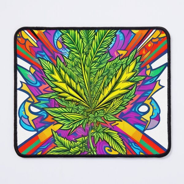 Item preview, Trippy Marijuana Artwork Weed Leaf Psychedelic  designed and sold by EddieBalevo.