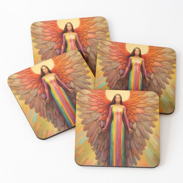 Item preview, Rainbow dream Angel 2 designed and sold by Red Witch Art.