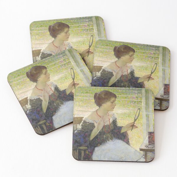 Item preview, Young Woman at her Dressing Table (1914) - Richard E. Miller designed and sold by SALON DES ARTS.