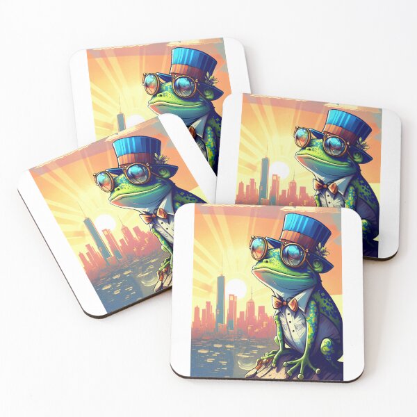 Item preview, Frog in NYC designed and sold by FuzzyKaktus.