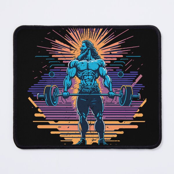 Item preview, Jesus The Ultimate Deadlifter designed and sold by Hugo Bloke.