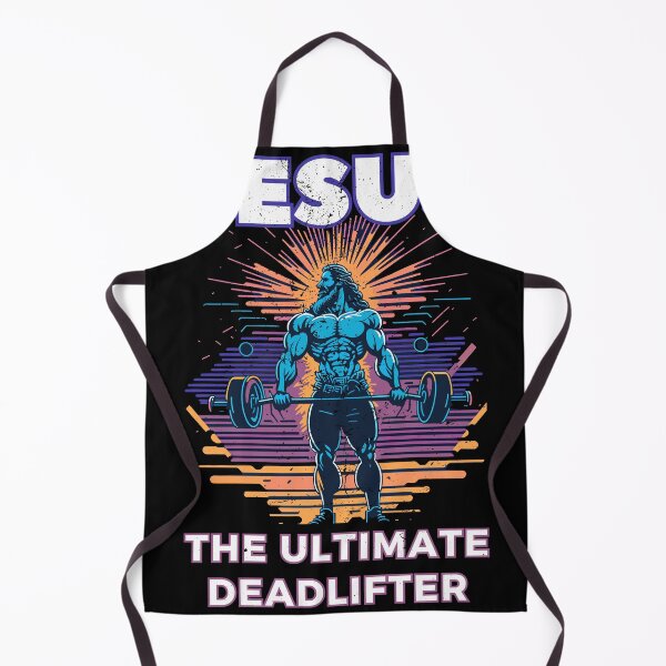 Item preview, Jesus The Ultimate Deadlifter designed and sold by Hugo Bloke.