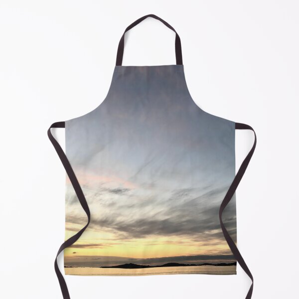 Item preview, Ocean 0.5 - sunset over the Isles of Scilly art print: a three tone pastel Cornish skyscape designed and sold by Oh Halo Berry.