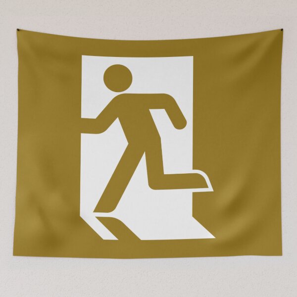 Item preview, Exit Sign Running Man   	 designed and sold by gxfbxdyz59.
