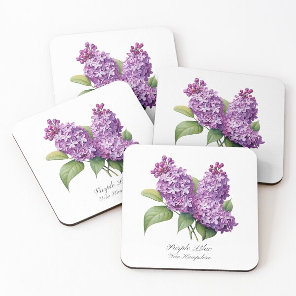 Item preview, New Hampshire State Flower-Purple Lilac designed and sold by Counterbalance Dzigns.