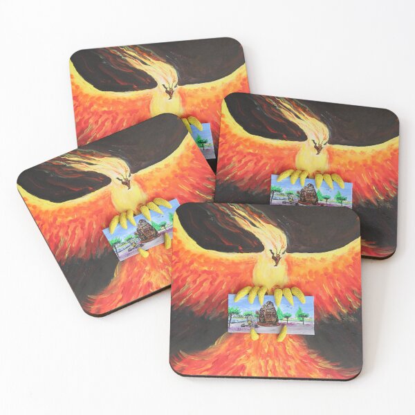 Item preview, yellow phoenix designed and sold by S-W-Kunterbunt.